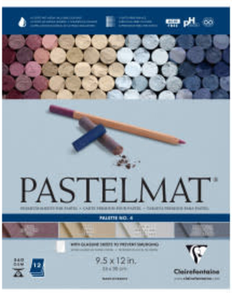 Clairefontaine Premium Pastelmat Pad, 9 x 12, PL4 12 sheets - Reddi-Arts
