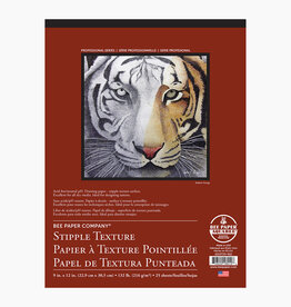 BeeStipple Texture Paper Tapebound Pad 25shts 9x12