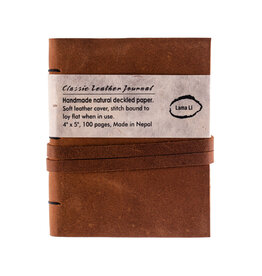 Leather Softcover Handmade Journals 4x5"