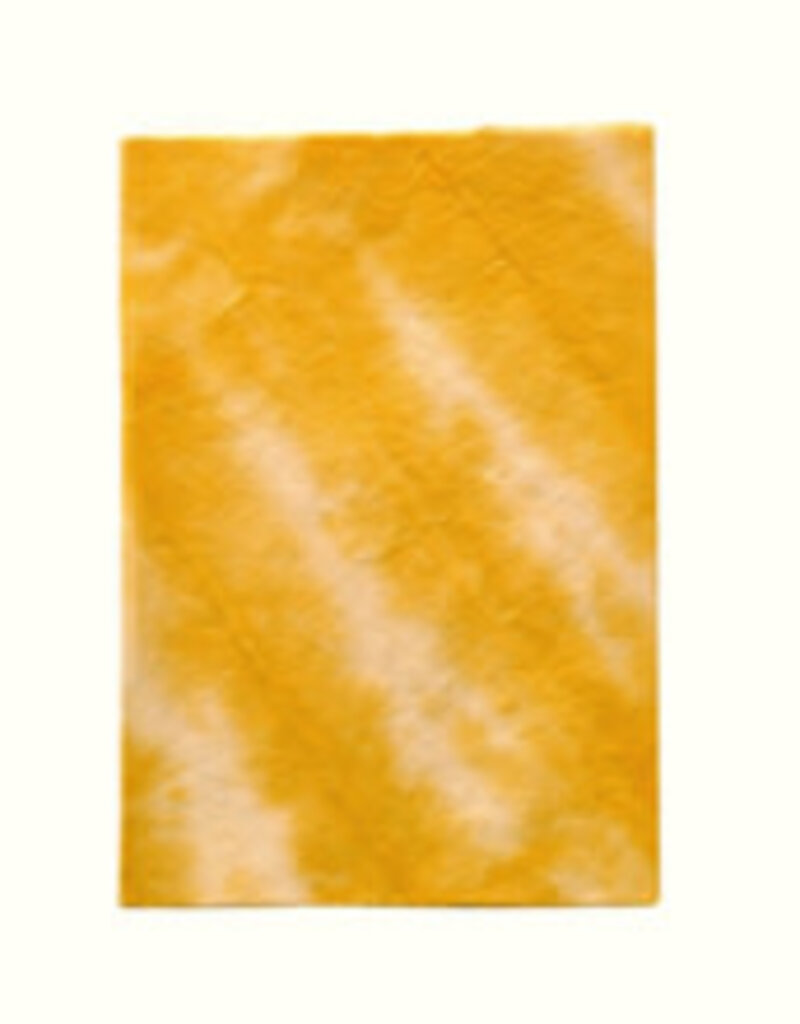 SHIBORI JRNL 3.9X5.9 YELLOW