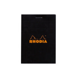 Rhodia Graph Notepad Black 3x4"