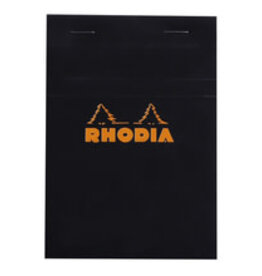 Rhodia Graph Notepad Black 4x6"