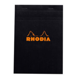 Rhodia Graph Notepad Black 6x8.25"