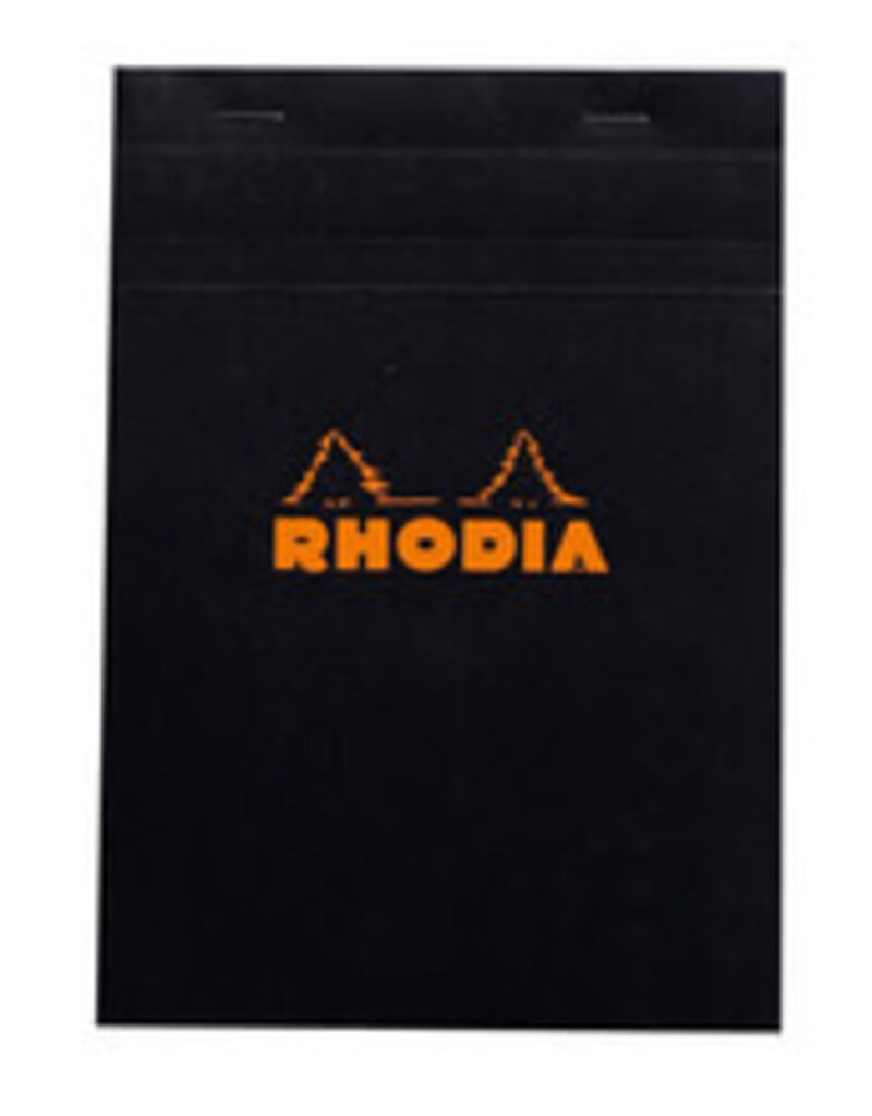 Rhodia Graph Notepad Black 6x8.25"