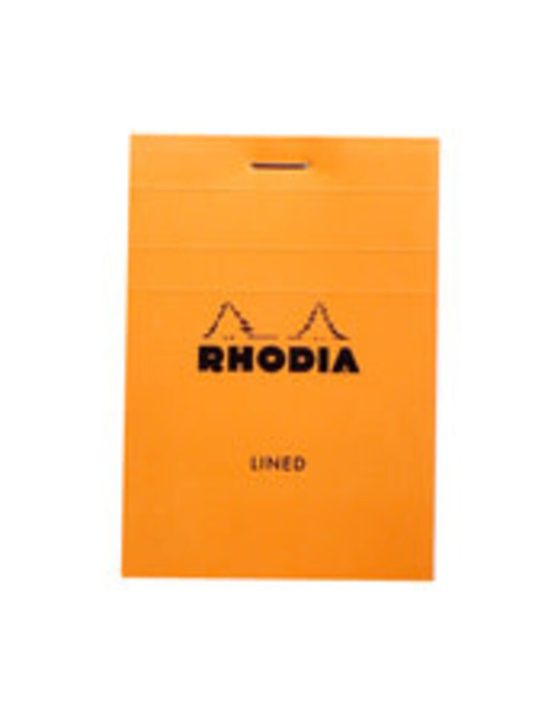 Rhodia Notepad Lined Orange 6x8.25"