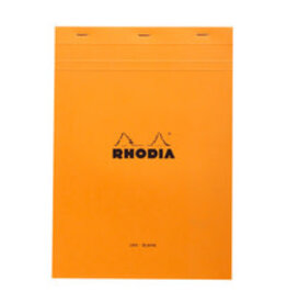 Rhodia Notepad Blank Orange 8.25x11.75"