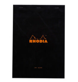 Rhodia Notepad Blank Black 8.25x11.75"