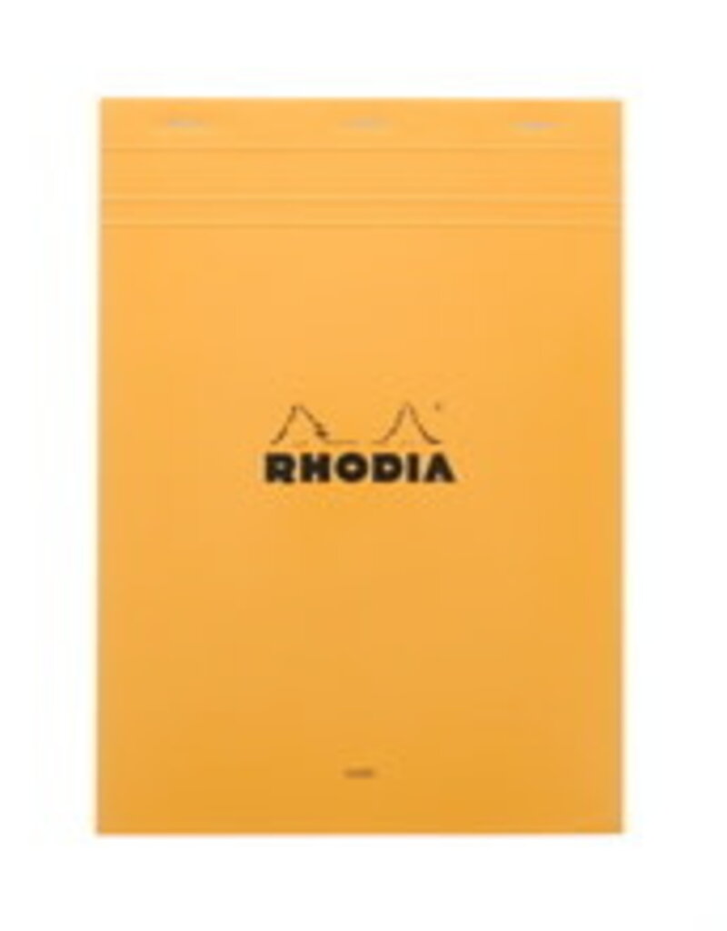 Rhodia Notepad Lined Orange 8.25x11.75"