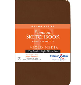 Stillman & Birn Mixed Media Softcover Sketchbooks Gamma (Ivory/62pgs/150gsm) 5.5x8.5"