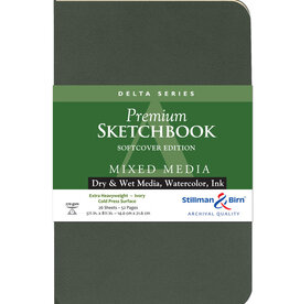 Stillman & Birn Mixed Media Softcover Sketchbooks Delta (Ivory/26pgs/270gsm) 5.5x8.5"