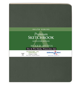 Stillman & Birn Mixed Media Softcover Sketchbooks Delta (Ivory/26pgs/270gsm) 8x10"