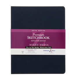 Stillman & Birn Mixed Media Softcover Sketchbooks Zeta (White/26pgs/270gsm) 8x10"