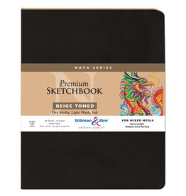 Stillman & Birn Mixed Media Softcover Sketchbooks Nova (Beige/46pgs/150gsm) 8x10"