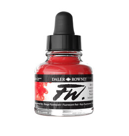 FW Acrylic Inks (1oz) Fluorescent Red