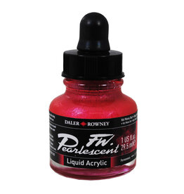 FW Pearlescent Liquid Acrylic Inks (1oz) Hot Mama Red