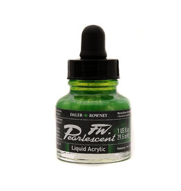 FW Pearlescent Liquid Acrylic Inks (1oz) Macaw Green
