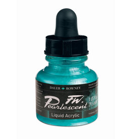 FW Pearlescent Liquid Acrylic Inks (1oz) Waterfall Green
