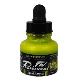FW Pearlescent Liquid Acrylic Inks (1oz) Genesis Green