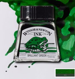 Winsor & Newton Drawing Inks (0.5oz) Brilliant Green