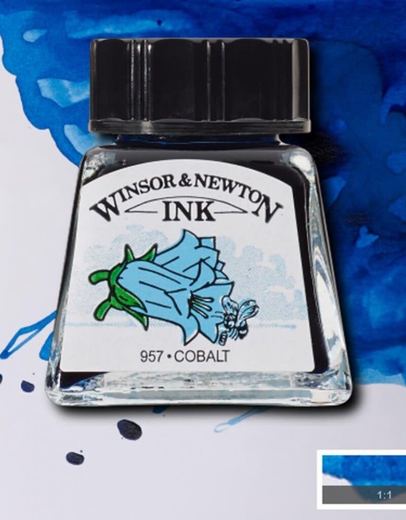 Winsor & Newton Drawing Inks (0.5oz) Cobalt