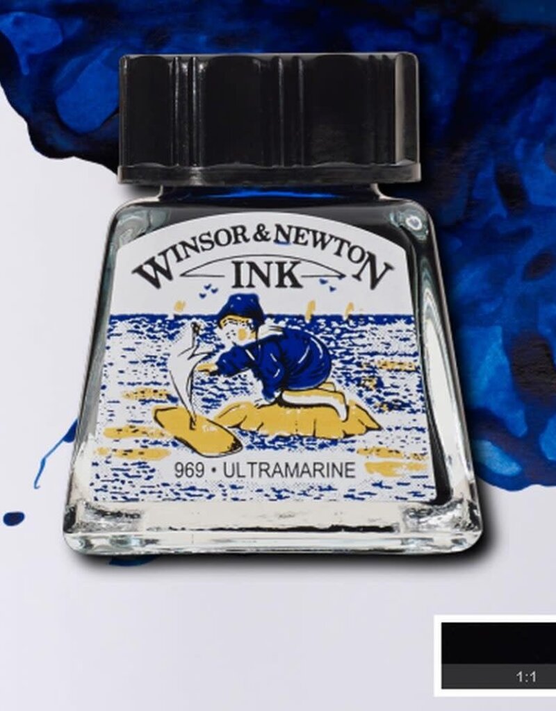 Winsor & Newton Drawing Inks (0.5oz) Ultramarine