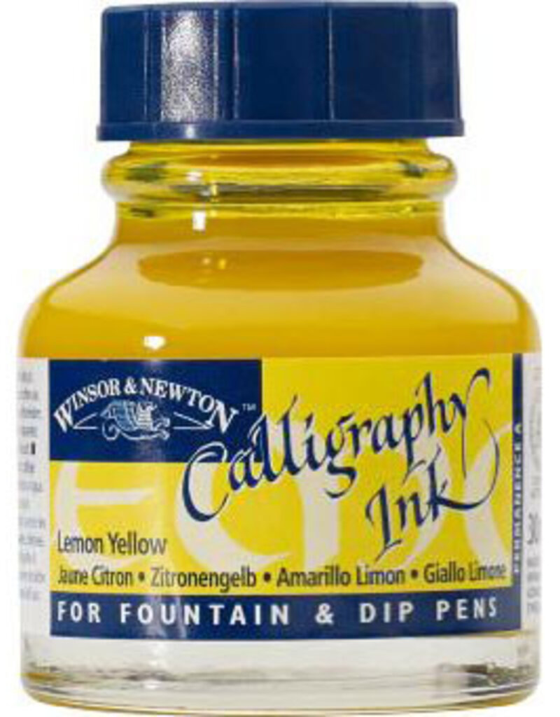 Winsor & Newton Calligraphy Inks (30ml) Lemon Yellow