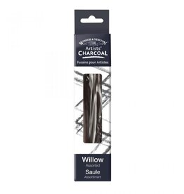 Winsor & Newton Artists' Charcoal- Willow Assorted 12 Sticks