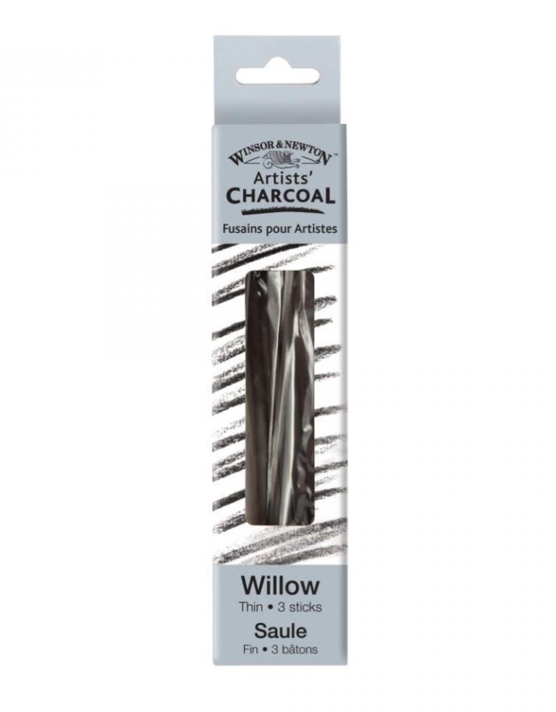 Winsor & Newton Artists' Charcoal- Willow Thick 3 Sticks