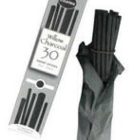 PH Coates Willow Charcoal 30 Short Sticks