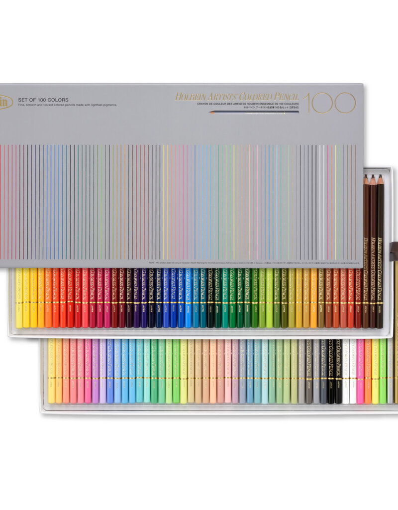 Holbein Colored Pencil Sets Assorted 100 Count