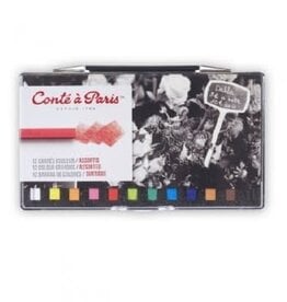 Conte Crayon Sets (12pack) Assorted