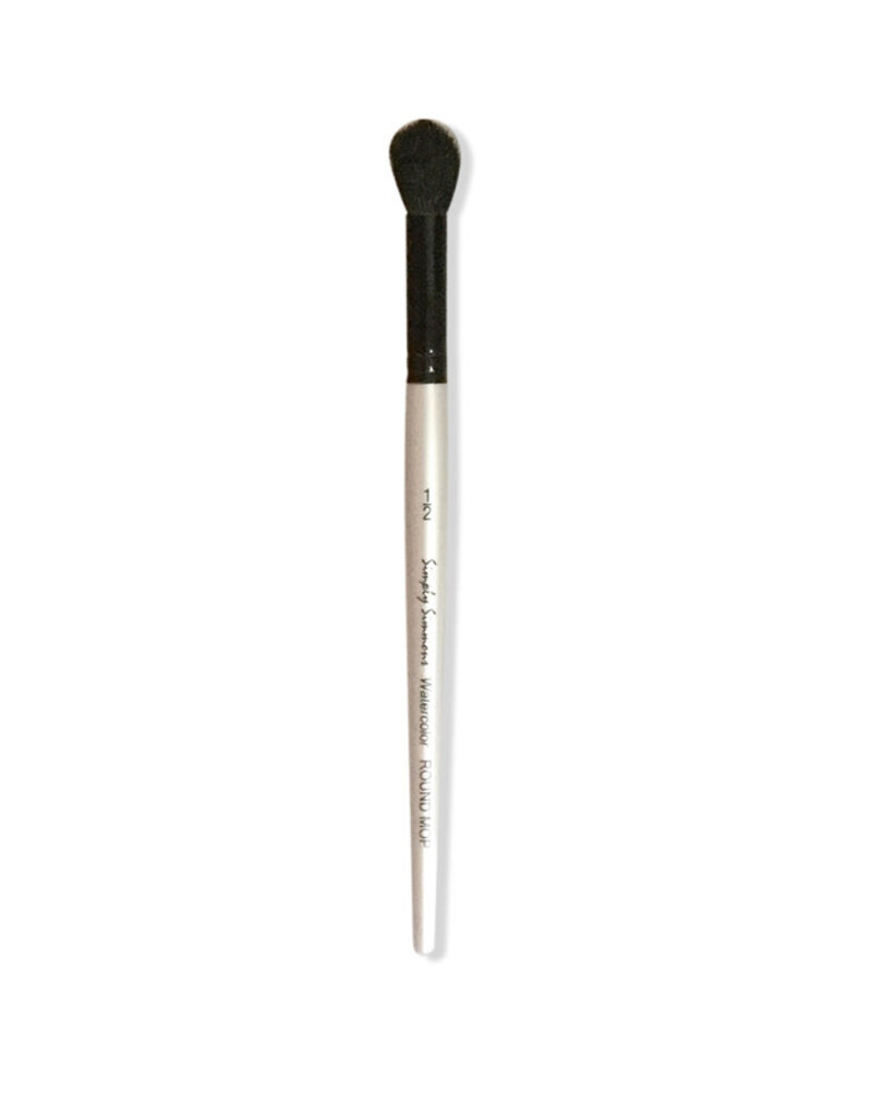 Simply Simmons Watercolor Brush Black Goat Round Mop 1/2"
