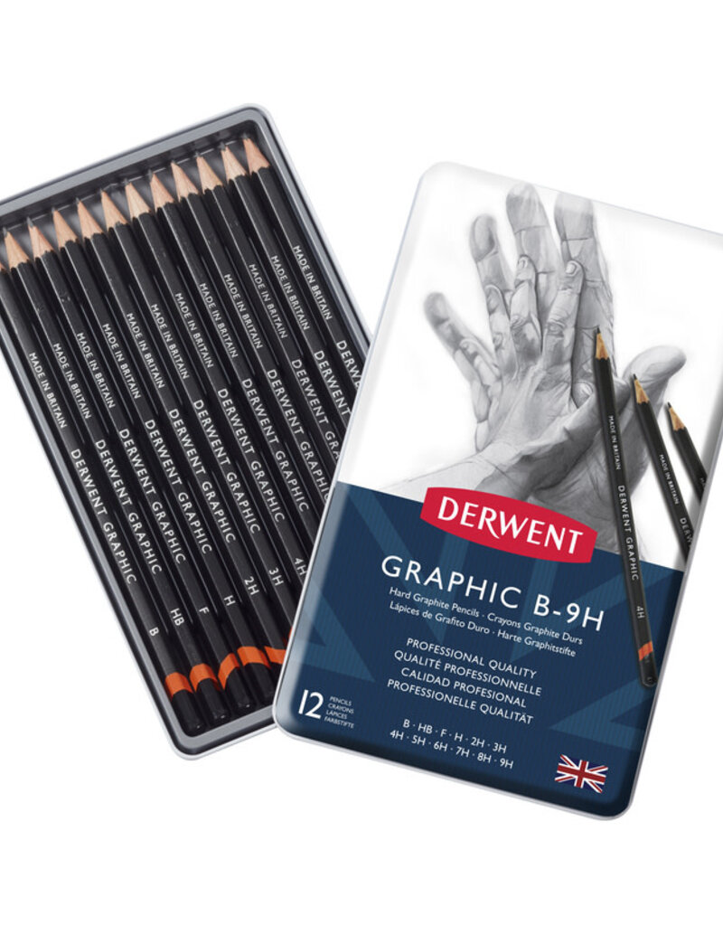 Derwent Graphic Pencil Tin Sets (12ct) Technical