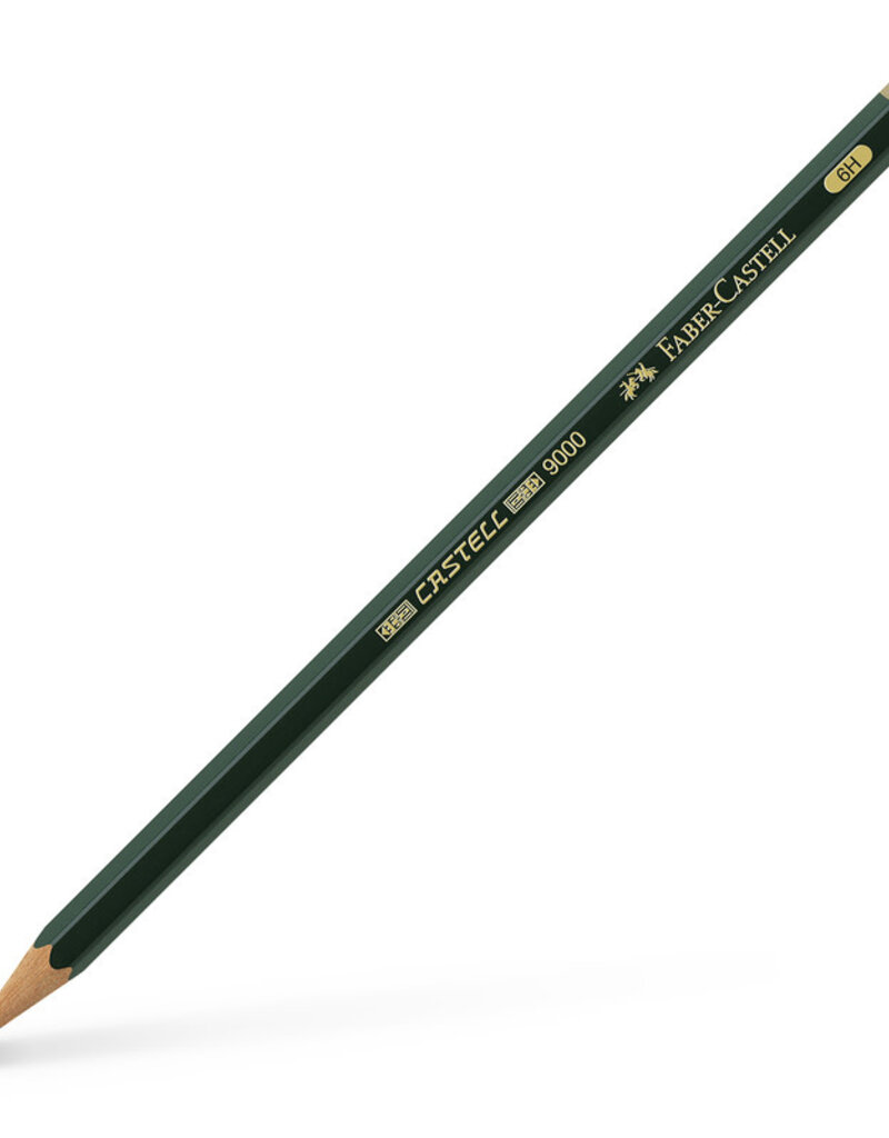 Castell 9000 Series Graphite Pencils 6H