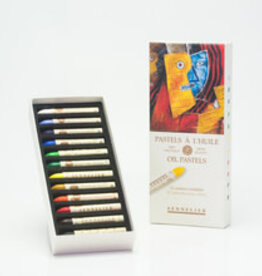 Sennelier 12-Color Oil Pastel Set