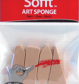 Sofft Art Sponges Assorted Bars 4 Pack