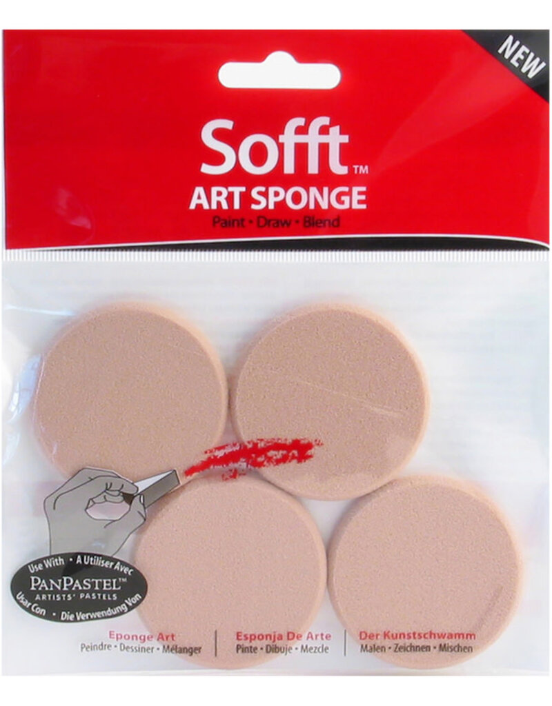 Sofft Art Sponges Round 4 Pack