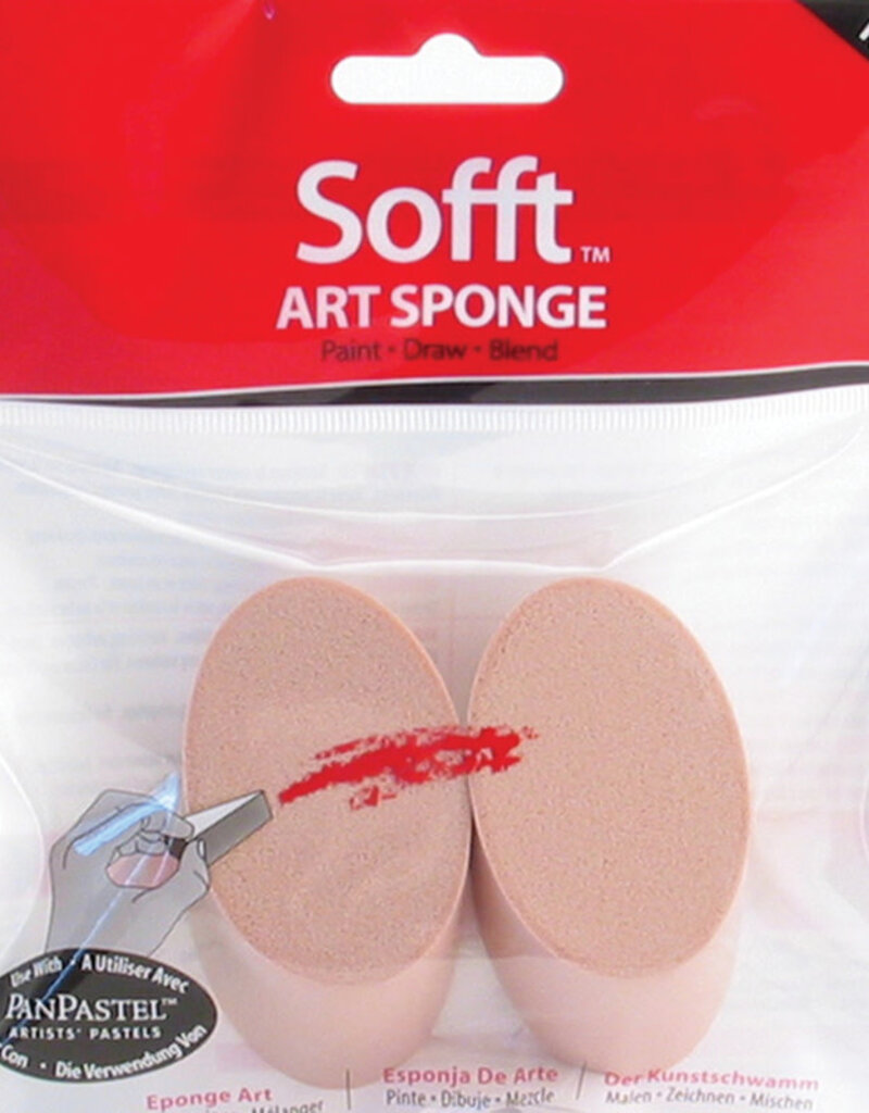Sofft Art Sponges Round Angle Slice 2 Pack