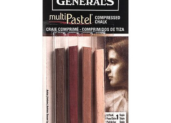 General's MultiPastel Compressed Pastel Chalk Sticks