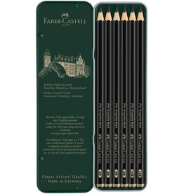 Pitt Graphite Matte Pencil Tin Sets 6 Pieces