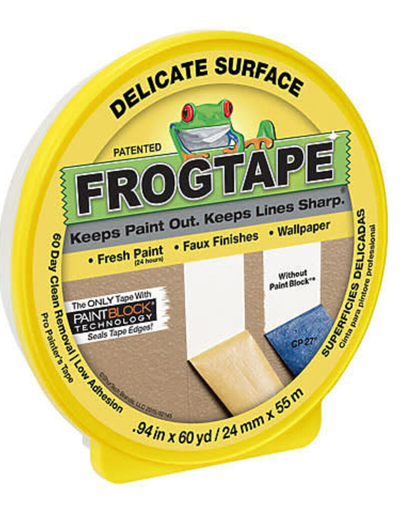 FrogTape Delicate-Surface Masking Tape- .94" x 60yd
