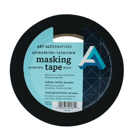 Black Masking Tape (pH Neutral) 3/4" x 60yd
