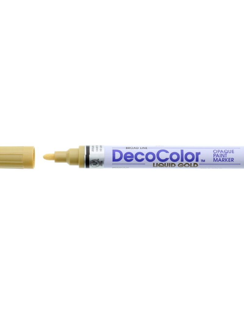 DecoColor Paint Markers (Broad Point) Gold (GLD)