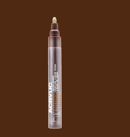 Montana Acrylic Paint Markers- Fine Tip (2mm) Shock Brown