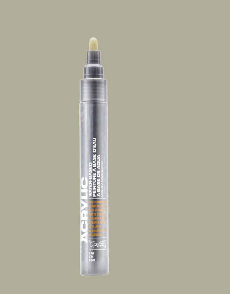 Montana Acrylic Paint Markers- Fine Tip (2mm) Outline Silver