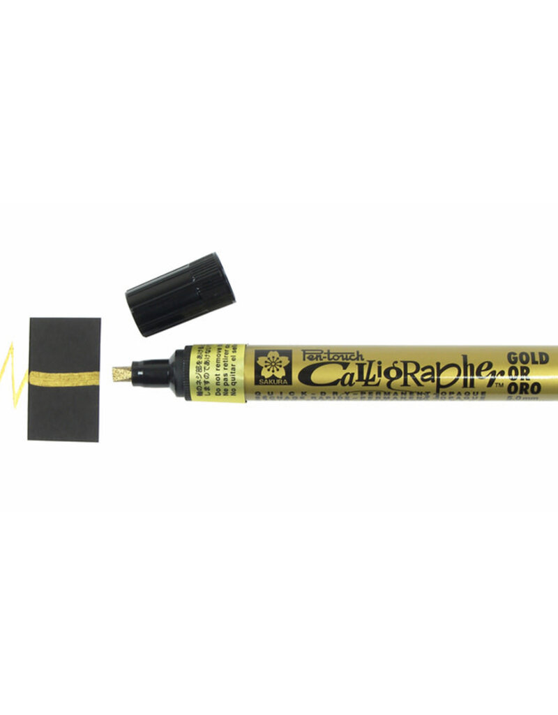 Pen-Touch Calligraphy Paint Marker Gold Medium (5mm)