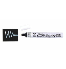 Pen-Touch Calligraphy Paint Marker White Medium (5mm)