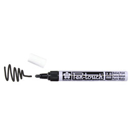 Pen-Touch Paint Marker Black Medium (2mm)