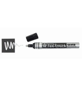 Pen-Touch Paint Marker Silver Medium (2mm)