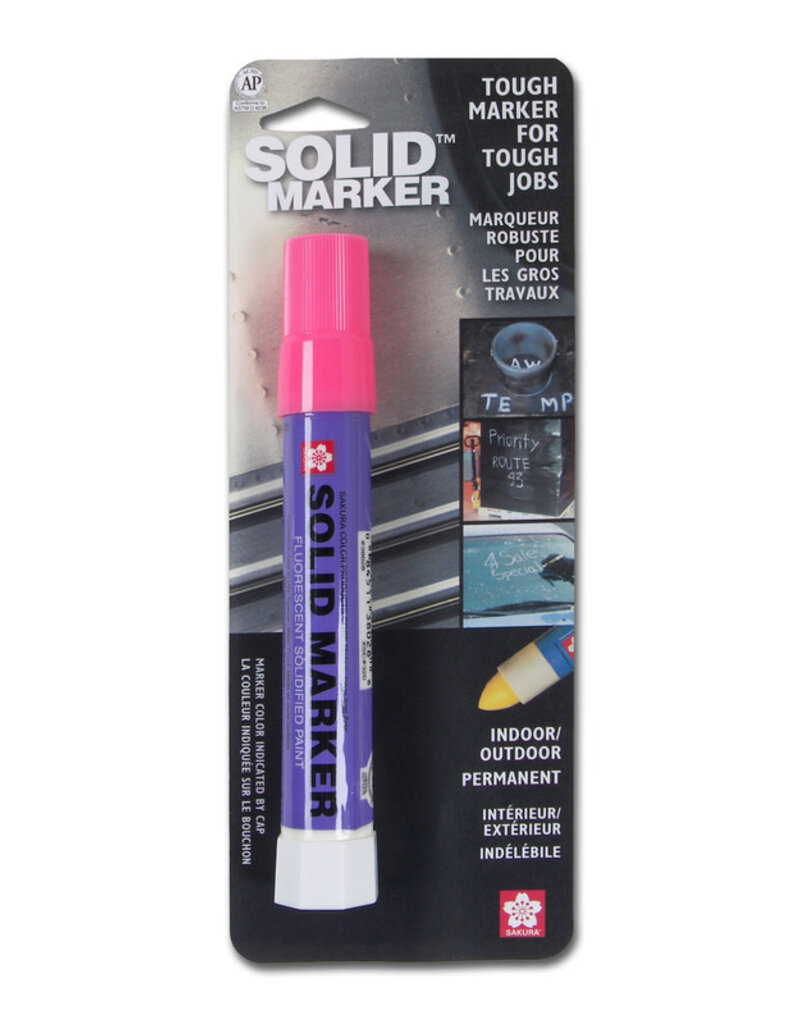 Sakura Solid Marker Fluorescent Pink